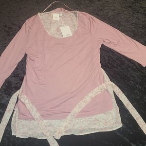 Lauren Conrad Pink Ladies Top Size Large